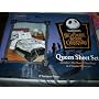 Nightmare Before Christmas Jack Tossing Head Queen Sheet Set