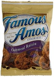 Famous Amos Oatmeal Raisin Cookies, 2-Ounce Bags (Pack of 96)