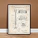 Steves Poster Store Les Paul Guitar 1955 Patent Art Print (5 x 7)