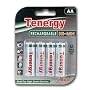 1 Set Economic 4-AA Card NiMH Rechargeable Batteries