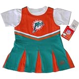 Miami Dolphins NFL Kids Short Sleeve Cheerleader Dress 5