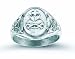 Sterling Silver Sacred Heart of Jesus Christ Catholic Christian Ring