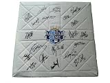 2012 Kansas City Royals Team Autographed 2012 All Star Game Logo Full Size Base with 20 Signatures Total Including Notables: Eric Hosmer, Mike Moustakas, Alex Gordon, Jeff Francoeur, Aaron Crow, Jonathan Broxton, and More! Proof Photo of the Royals Signing for Us.