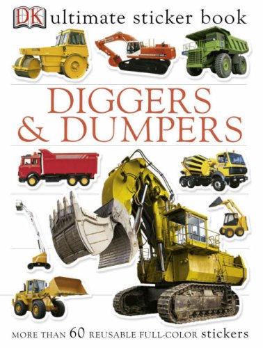 Childrens Toyshop  Children & Baby Books : Diggers and Dumpers Ultimate Sticker Book (Ultimate Sticker)