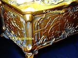 Art Nouveau LADY OF THE SEA JEWELRY TRINKET BOX 3D Nude Figurine