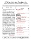 Epa Administrative Law Reporter