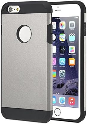 iPhone 6s Plus Case, HotSees Tough Armor Case for iPhone 6s Plus (5.5-Inch), Dual Layer Protection, (Grey)