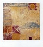 Urban Life I HIGH QUALITY CANVAS Print With Light Added BRUSHSTROKES Marta Gomezlechon 16x20