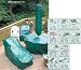 Outdoor Living : GREEN ROUND TABLE/CHAIR COVER
