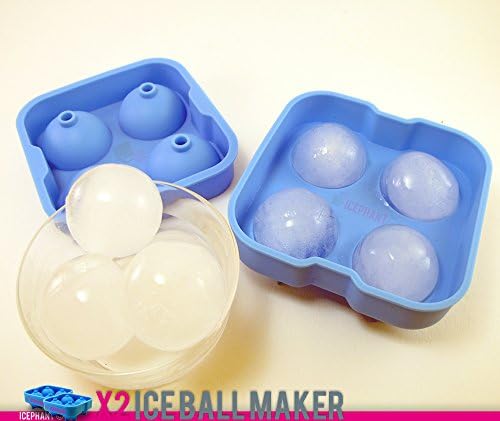Ice Tray (2 PACK), Ice Ball Mold ICEPHANT - ONE for $7.4. SET of 2 Icephant Sphere Ice Ball Maker-Make 8 Balls At Once! Slow Melting Ice Balls for Tasting Your Drink Not the Ice. Make Ice Pops, Frozen Juice or Bake Cookies. Easy Filling, Easy Removal,BPA Free. Buy Now Or Add To Wish List and Buy Later.