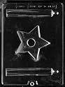 3D CANDLE WITH STAR BASE Miscellaneous Candy Mold Chocolate