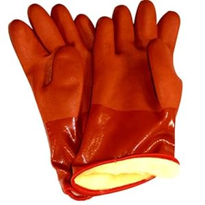 Bellingham SB460M Snow Blower PVC Glove, Orange, Medium