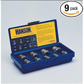 Irwin Industrial Tools 54009 Fractional Bolt Extractor Set, 9-Piece