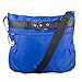 Travelon Nylon Adjustable Hobo with Belt Detail, Dazzle Blue