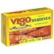 Vigo Sardines in Tomato Sauce, 4.375-Ounce Cans (Pack of 10)