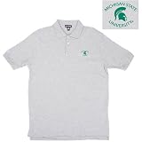 Michigan State Spartans NCAA Classic Pique Polo Shirt (Heather)