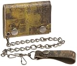 Leather Island Country Western Biker Wallet
