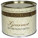Virginia Diner Gourmet Buttery Peanut Brittle, 36-Ounce Tin