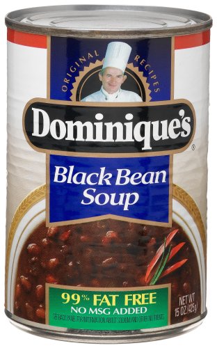 Dominique's Black Bean Soup, 15-Ounce Cans (Pack of 12)