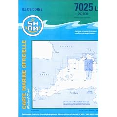 Carte marine : �le de Corse