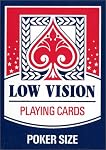 Low Vision Playing Cards: Poker Size