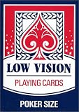 Low Vision Playing Cards: Poker Size