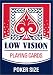 Books : Low Vision Playing Cards: Poker Size