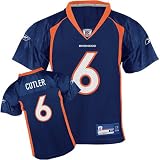 Denver Broncos Jay Cutler Replica NFL Equipment Kids Jersey