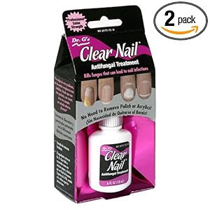 Dr. G's Clear Nail Antifungal Treatment, 0.6-Ounce Bottles (Pack of 2) by Dr. G's
