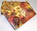 Gourmet Food : Scott's Cakes 1 lb Peanut and Pretzel Brittle in a Fall Leaf Box