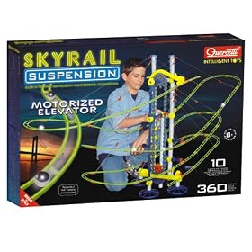 Quercetti Skyrail Suspension with motorised elevator 270pcs