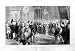 1872 Scene Queen Order Knighthood Royalty Old Print