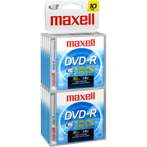 8CM Write once DVD R Removable Disc for DVD Camcorders(10 Pack)