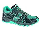 ASICS Damen Gel-Fuji Trabuco Trail Laufschuhe, Schwarz/TÃ¼rkis, 38