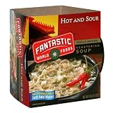 Fantastic Foods Hot and Sour Vegetarian Soup, 1.6-Ounce Microwavable Cups (Pack of 12)