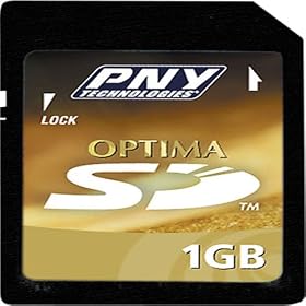 PNY P-SDA1G-RF 1 GB 60X Optima Secure Digital Memory Card