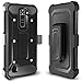 Evocel Explorer Series Phone Case Compatible with K7, Tribute 5 with Belt Clip Holster and Slim Profile, Black