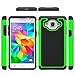 On 5 Case, Samsung Galaxy On5 Case, kaesar Slim Hybrid Dual Layer Armor Defender Protective Case Cover for Samsung Galaxy On5 - Green