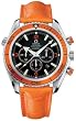 New Omega Seamaster Planet Ocean XL Auto Chrono Mens Watch 2918.50.38
