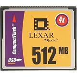 Lexar Media 512 MB CompactFlash (CF512-231) (Retail Package)