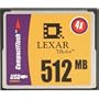 Lexar Media 512 MB CompactFlash (CF512-231) (Retail Package)