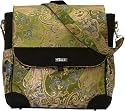 Bellagio Convertible Messenger and Backpack Diaper Bag in Deep Chartreuse