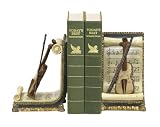 Sterling Home 91-1613 Pair of Bookends, Violin and Sheet Music, 7-1/2-Inch Tall