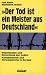 Cover 'Der Tod ist ein Meister aus Deutschland'