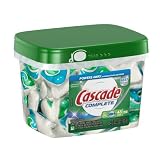 Cascade Complete All-in-1 ActionPacs Dishwasher Detergent, Fresh Scent, 30.5 Oz, 48-Count Container