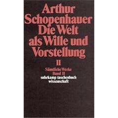 S�mtliche Werke. Band II. Die Welt als Wille und Vorstellung II