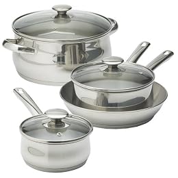 Metro 7-pc. Stainless Steel Cookware Set with Hollow Handles $69.99