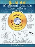 Whimsical Animals Illustrations (Electronic Clip Art)
