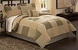 Concentric Squares King Comforter Set with 4 Bonus Pieces