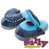 Silly Slippeez - Sneaky Shark - Glow in the Dark - Large - 80-78907-L